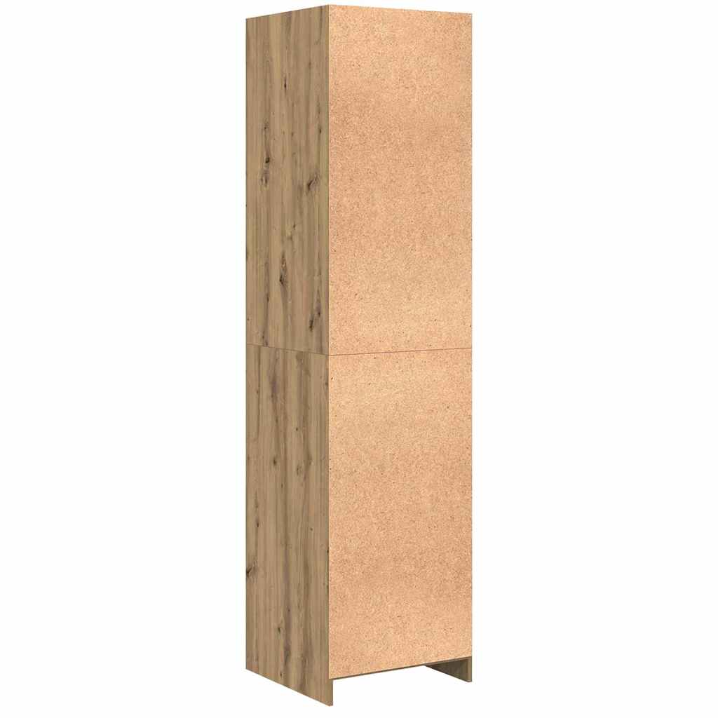 Guardaroba con lo scaffale Rovere artigianale 50 x 50 x 200 cm | homemem39