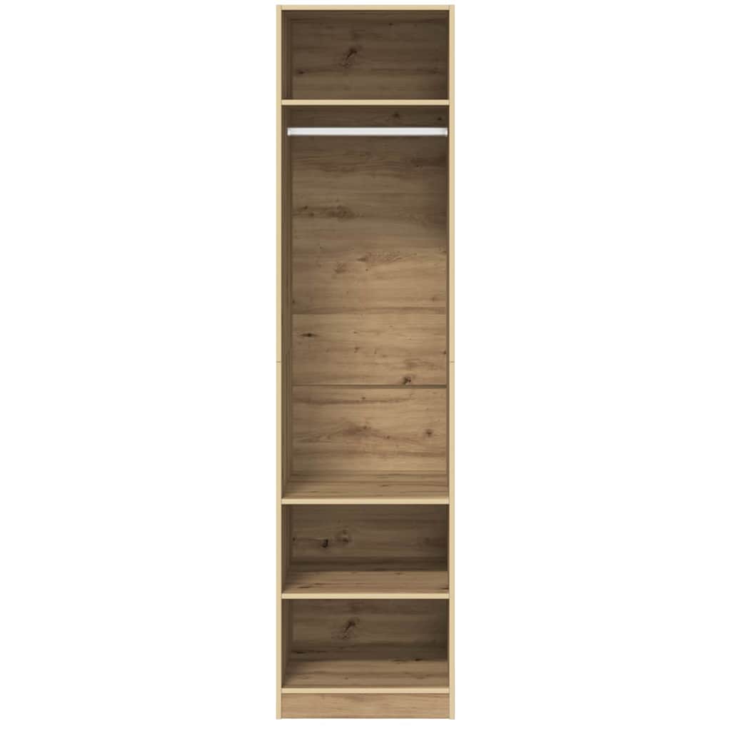 Guardaroba con lo scaffale Rovere artigianale 50 x 50 x 200 cm