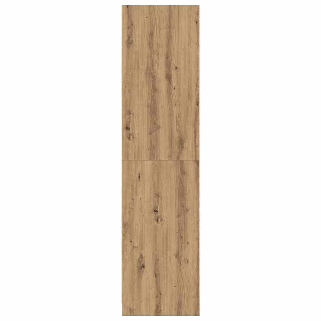 Guardaroba con lo scaffale Rovere artigianale 50 x 50 x 200 cm