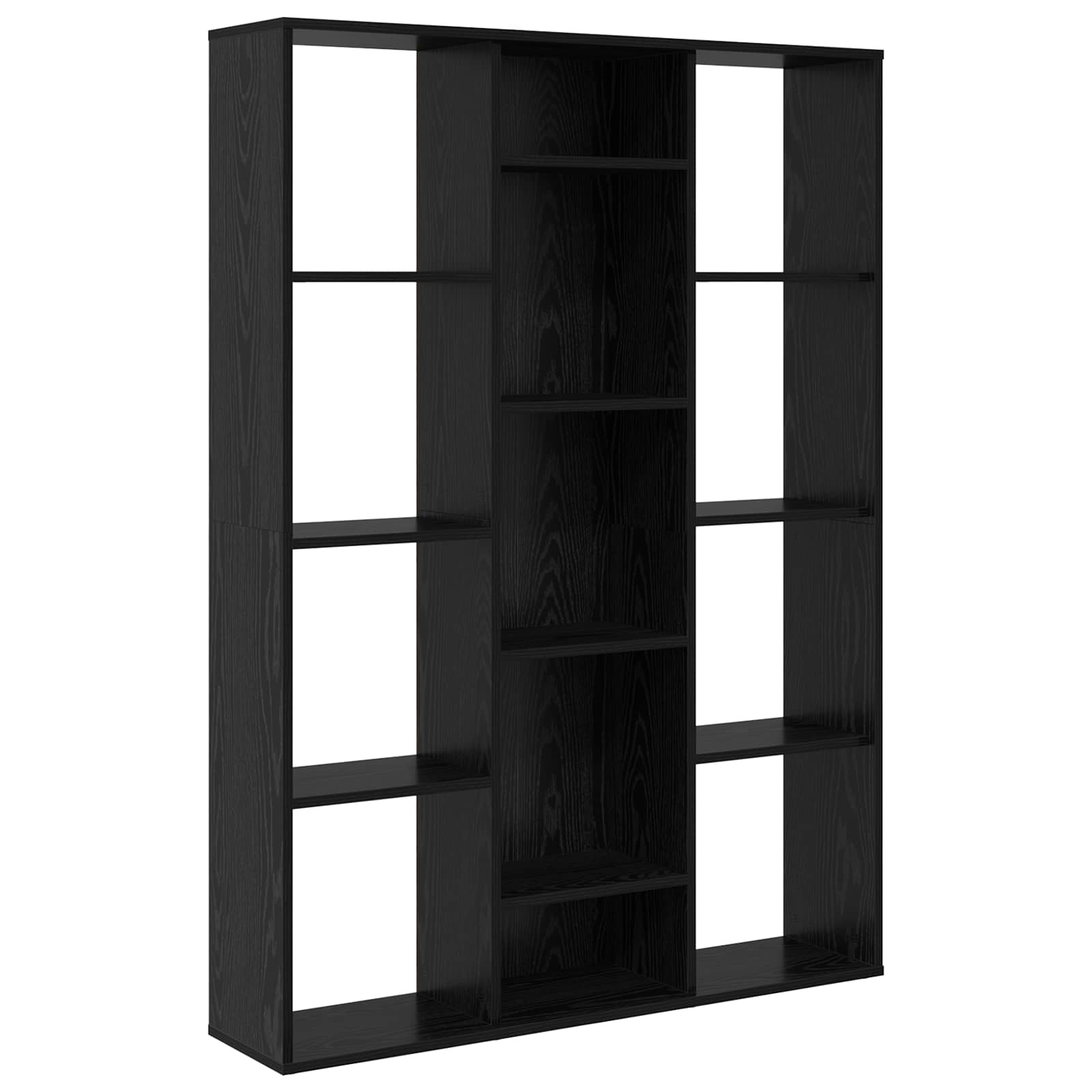 Divider per stanze Rovere Nero 100 x 24 x 140 cm | homemem39