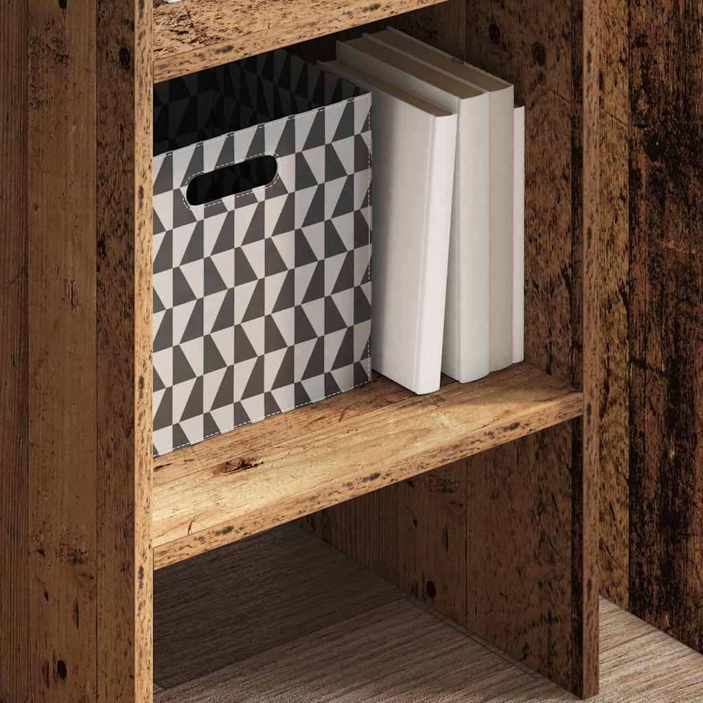 Armadio per Libri Legno vecchio 40 x 35 x 180 cm