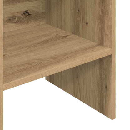 Armadio per Libri 5 livelli 40 x 35 x 180 cm Rovere artigianale