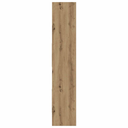 Armadio per Libri 5 livelli 40 x 35 x 180 cm Rovere artigianale