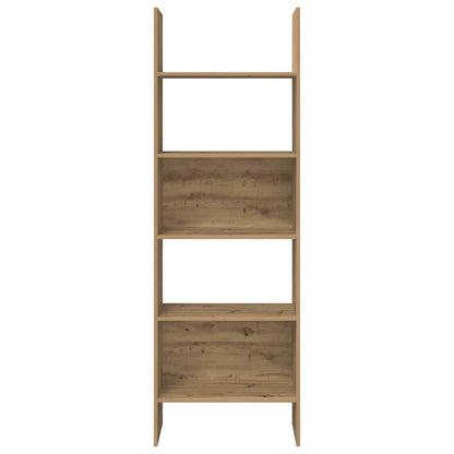 Armadio per Libri 5 livelli 60 x 35 x 180 cm Rovere artigianale