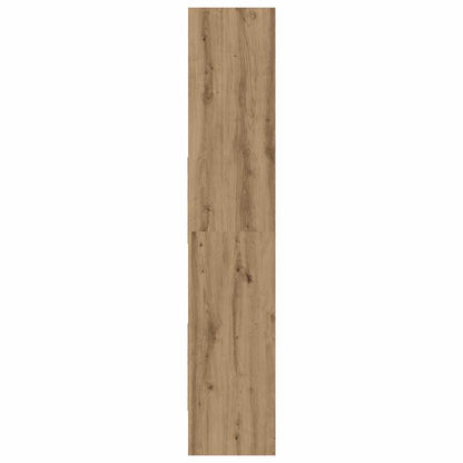 Armadio per Libri 5 livelli 60 x 35 x 180 cm Rovere artigianale