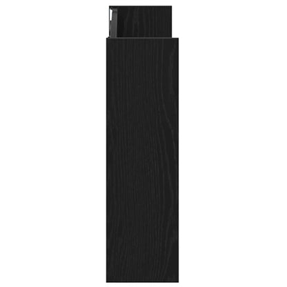 Mobile per scarpe Rovere Nero 85 x 18 x 90 cm Legno multistrato