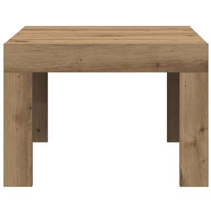 Tavolino da salotto Rovere artigianale 50 x 50 x 35 cm