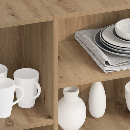 Credenza Rovere artigianale 120 x 30 x 75 cm Legno multistrato