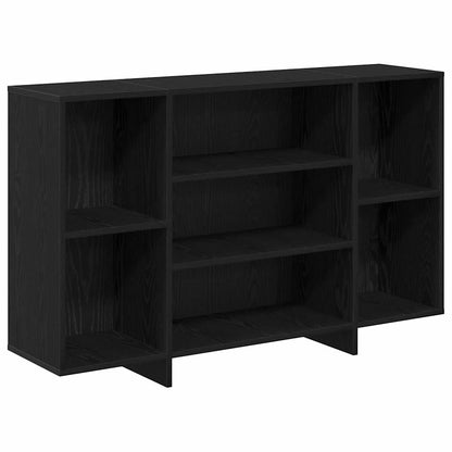 Credenza Rovere Nero 120 x 30 x 75 cm Legno multistrato