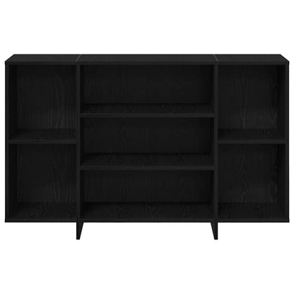 Credenza Rovere Nero 120 x 30 x 75 cm Legno multistrato