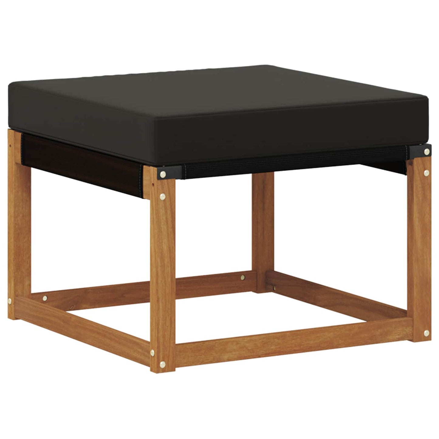 Set di divani da esterno con cuscino 9 pcs Naturale e Nero | homemem39