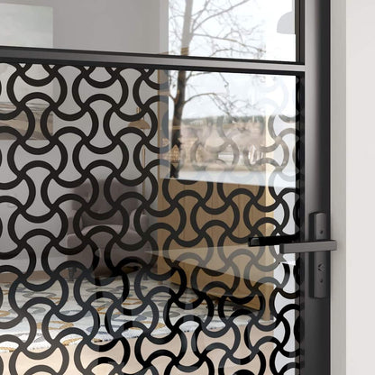 Porta in vetro Traforo Nero 93 x 3,5 x 201,5 cm Alluminio | homemem39