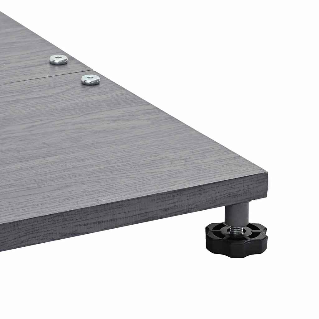 Base per Ombrello da Esterno Aspetto legno grigio scuro - homemem39