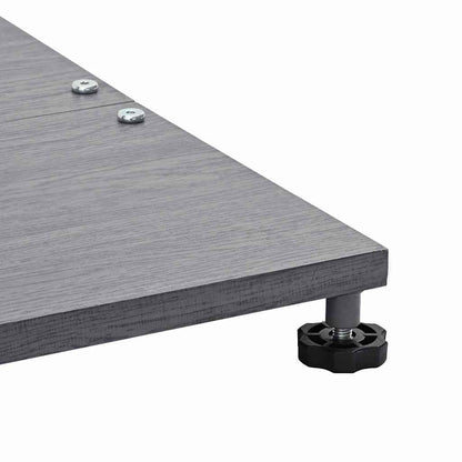 Base per Ombrello da Esterno Aspetto legno grigio scuro - homemem39