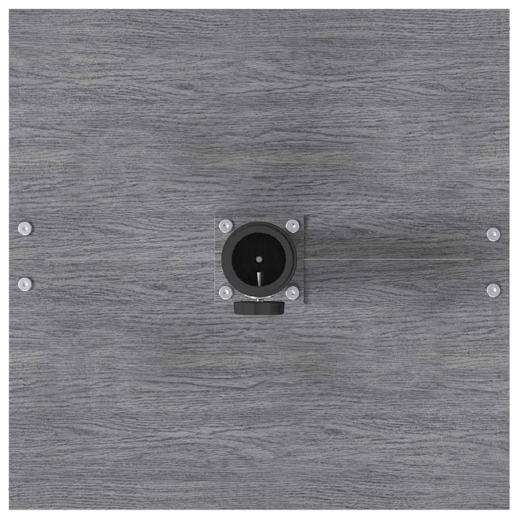 Base per Ombrello da Esterno Aspetto legno grigio scuro - homemem39