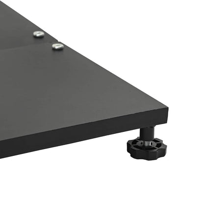 Base per Ombrello da Esterno Nero 45 x 45 x 31 cm Acciaio - homemem39