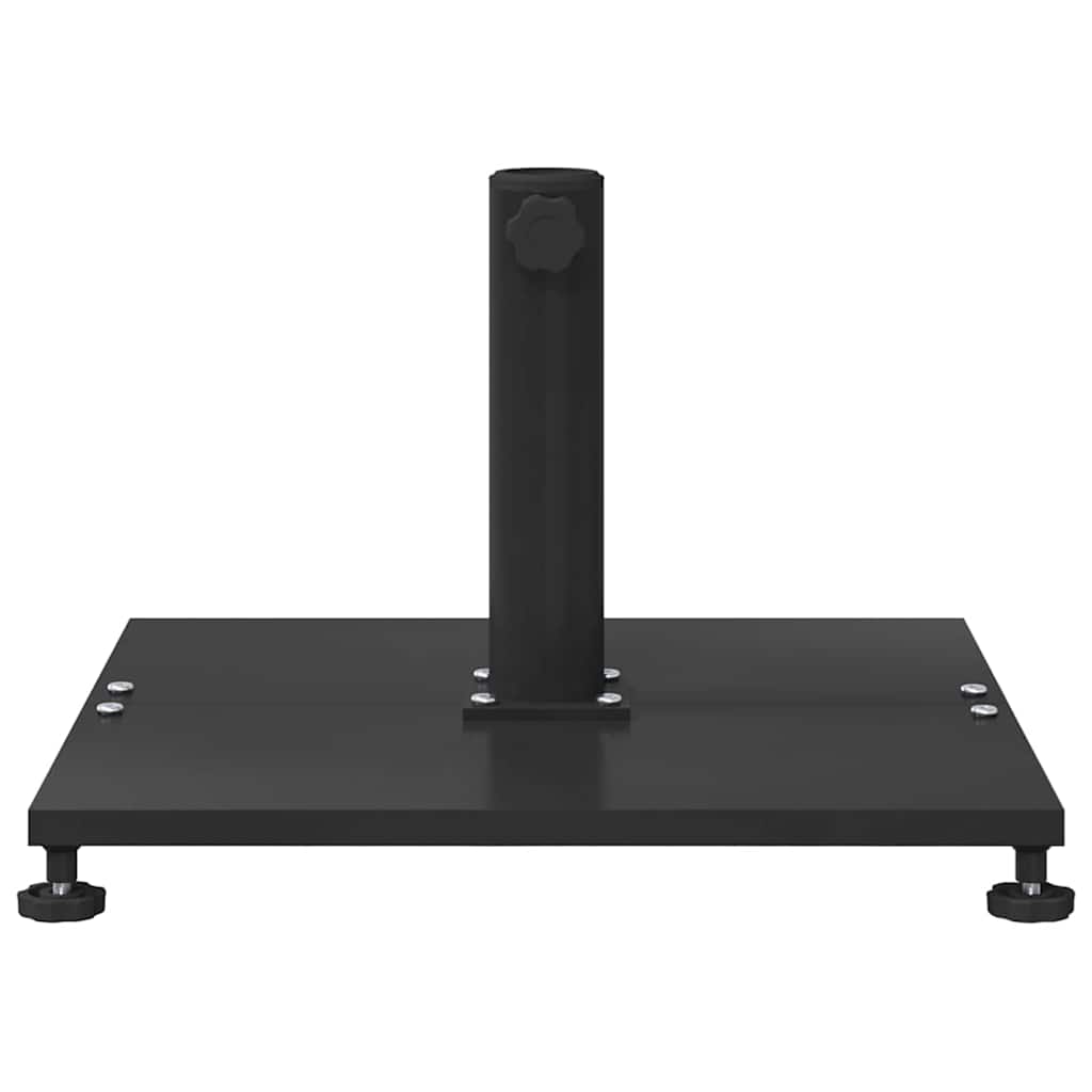 Base per Ombrello da Esterno Nero 45 x 45 x 31 cm Acciaio - homemem39