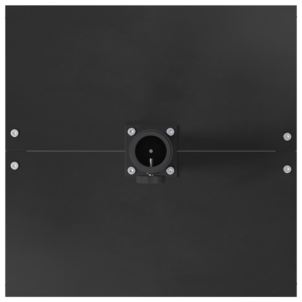 Base per Ombrello da Esterno Nero 45 x 45 x 31 cm Acciaio - homemem39