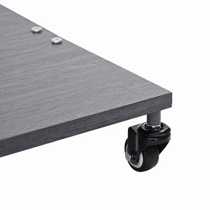 Base per Ombrello da Esterno Aspetto legno grigio scuro - homemem39