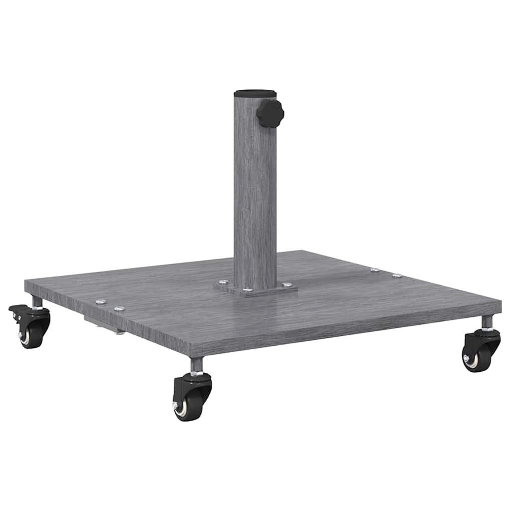 Base per Ombrello da Esterno Aspetto legno grigio scuro - homemem39