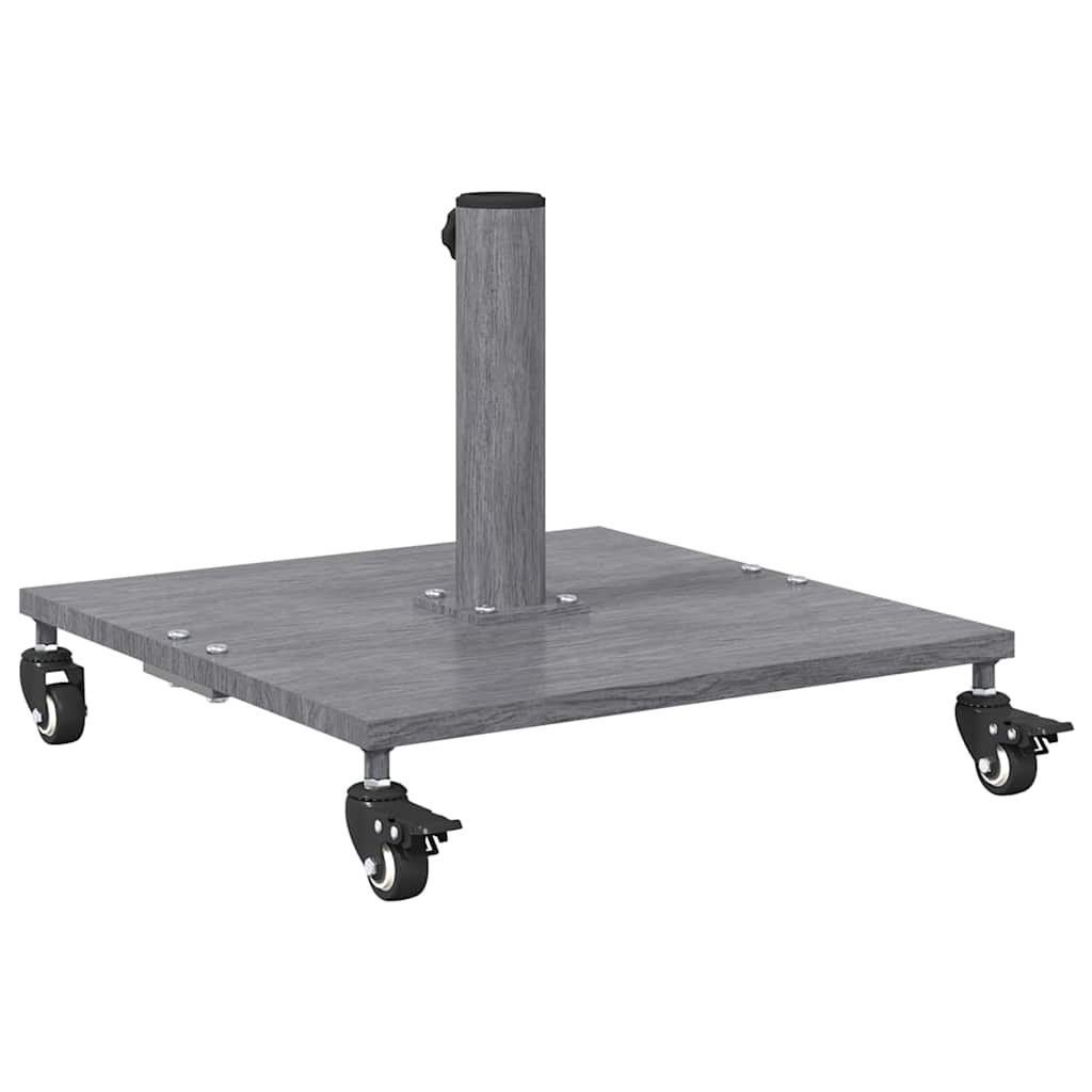 Base per Ombrello da Esterno Aspetto legno grigio scuro - homemem39