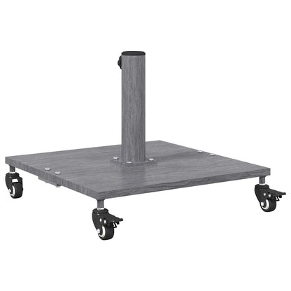 Base per Ombrello da Esterno Aspetto legno grigio scuro - homemem39