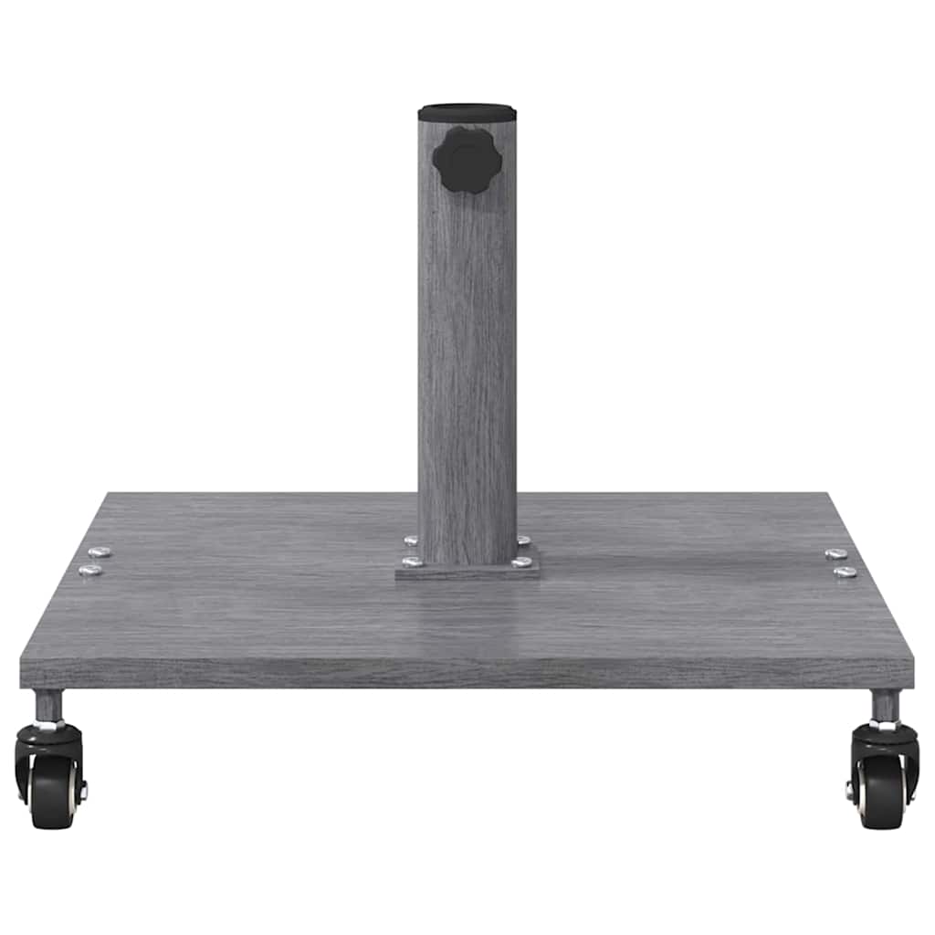 Base per Ombrello da Esterno Aspetto legno grigio scuro - homemem39