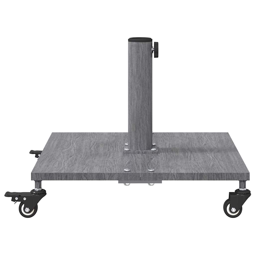 Base per Ombrello da Esterno Aspetto legno grigio scuro - homemem39