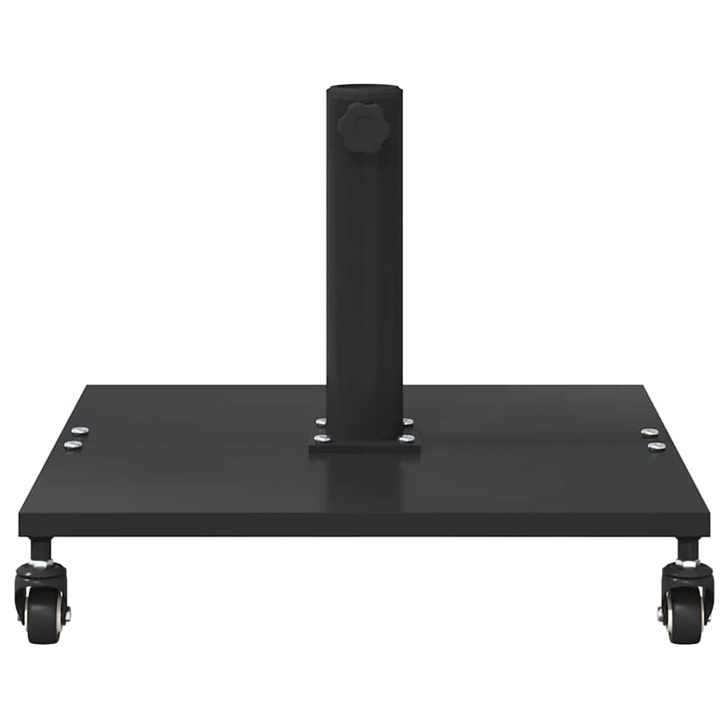 Base per Ombrello da Esterno Nero 45 x 45 x 31 cm Acciaio - homemem39