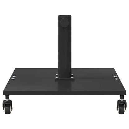 Base per Ombrello da Esterno Nero 45 x 45 x 31 cm Acciaio - homemem39