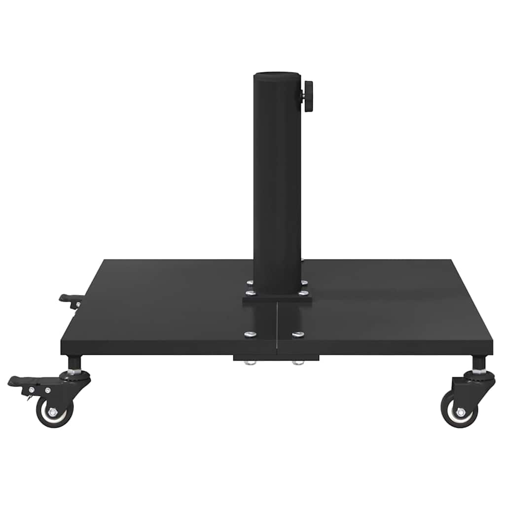 Base per Ombrello da Esterno Nero 45 x 45 x 31 cm Acciaio - homemem39