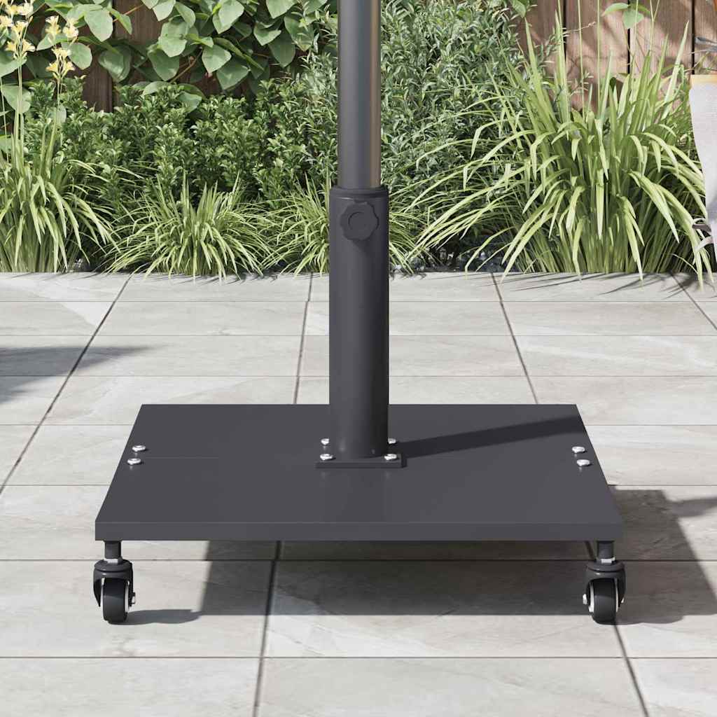 Base per Ombrello da Esterno Grigio scuro 45 x 45 x 31 cm - homemem39