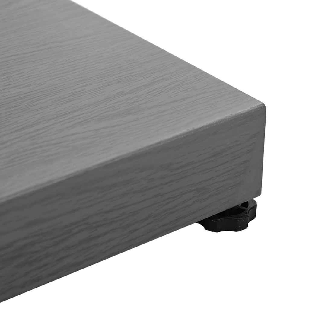 Base per Ombrello da Esterno Aspetto legno grigio scuro - homemem39