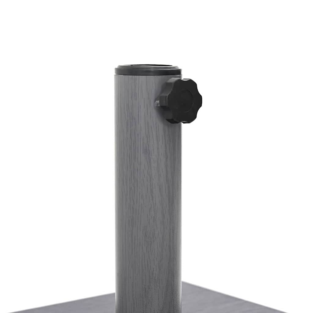 Base per Ombrello da Esterno Aspetto legno grigio scuro - homemem39
