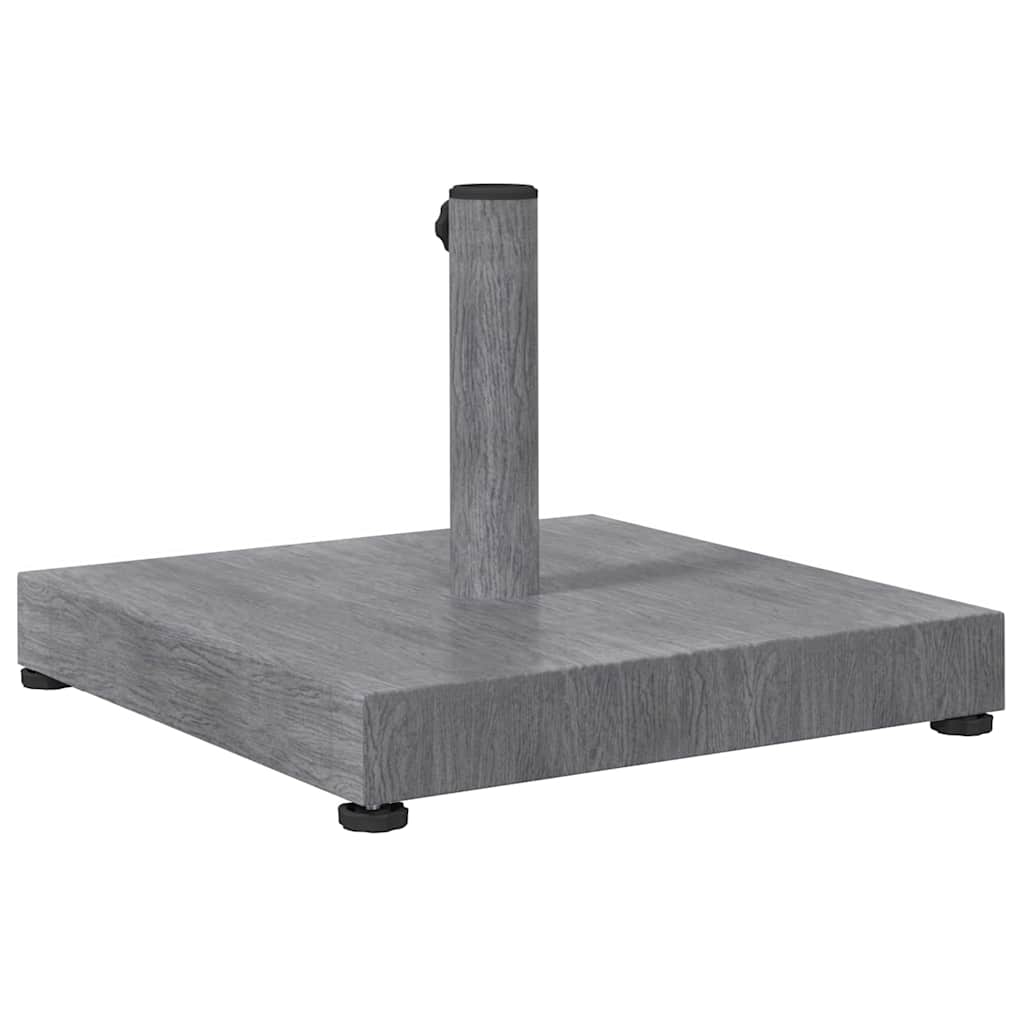 Base per Ombrello da Esterno Aspetto legno grigio scuro - homemem39