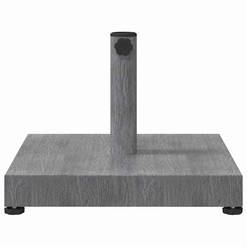 Base per Ombrello da Esterno Aspetto legno grigio scuro - homemem39