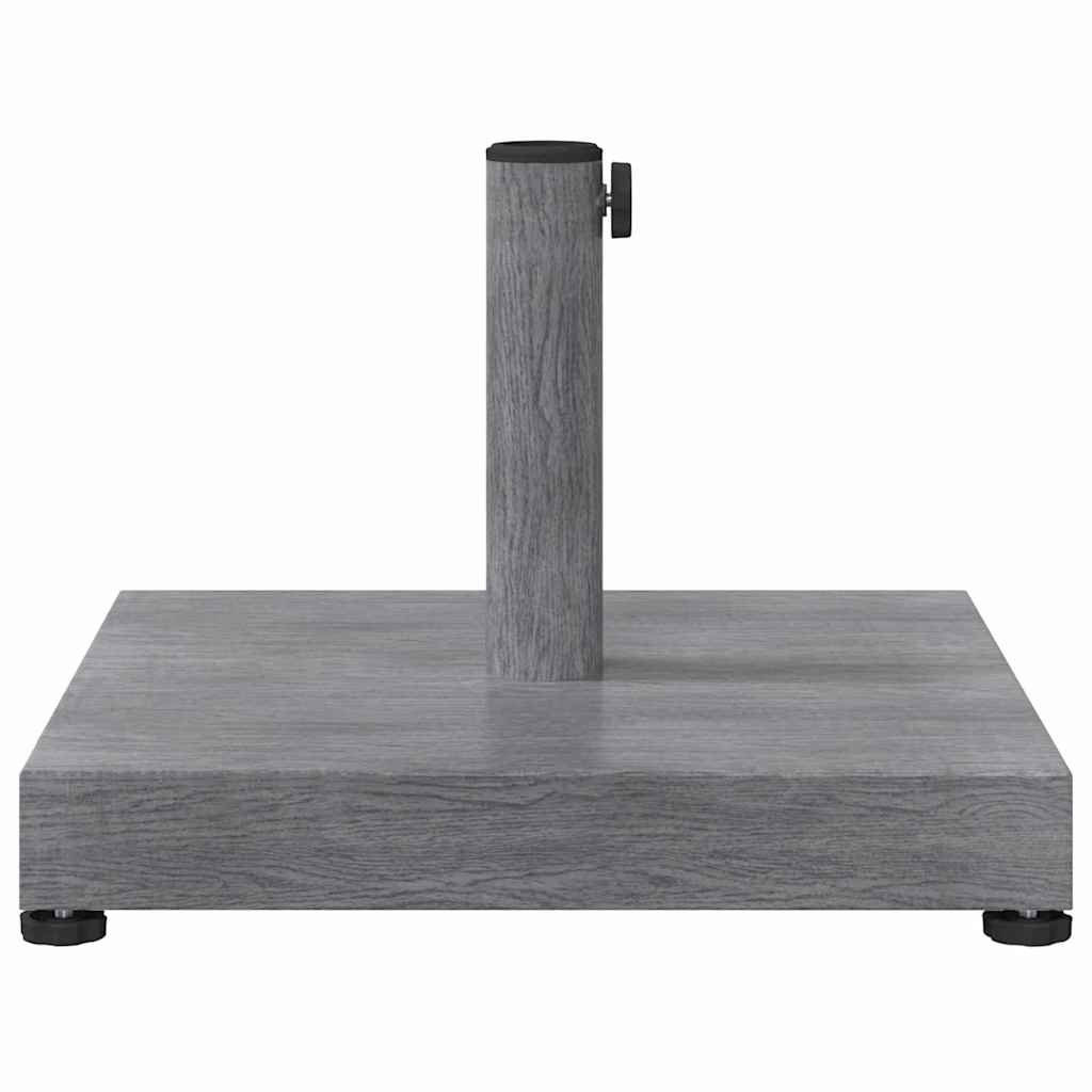 Base per Ombrello da Esterno Aspetto legno grigio scuro - homemem39