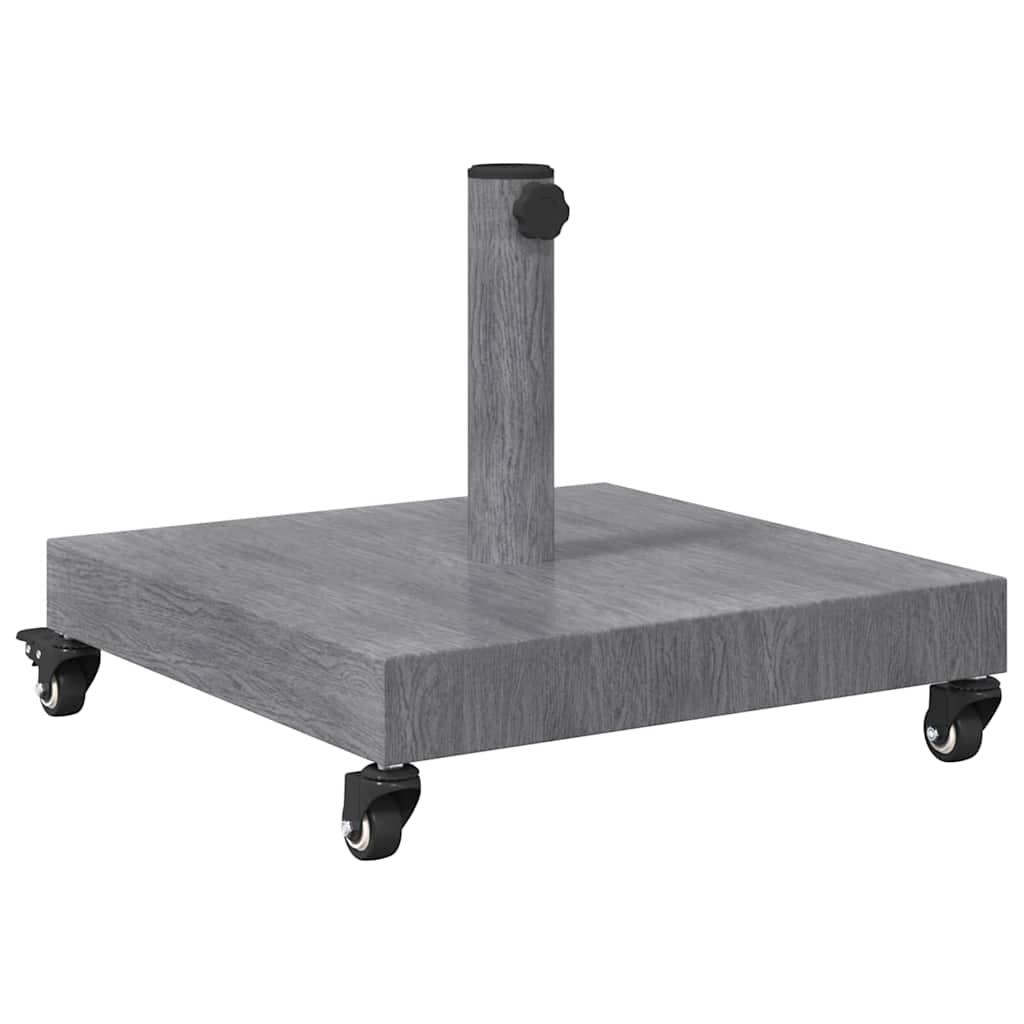 Base per Ombrello da Esterno Aspetto legno grigio scuro - homemem39