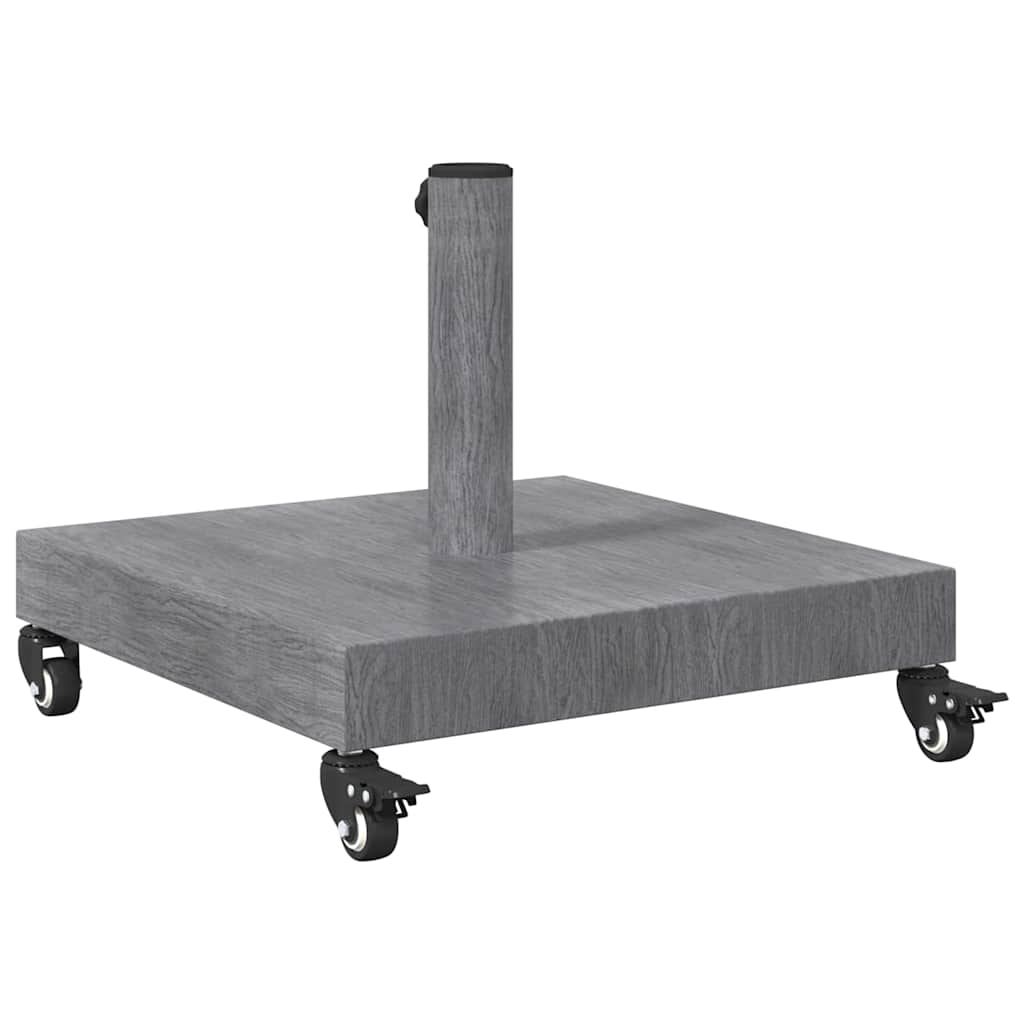 Base per Ombrello da Esterno Aspetto legno grigio scuro - homemem39