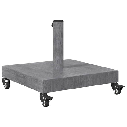 Base per Ombrello da Esterno Aspetto legno grigio scuro - homemem39