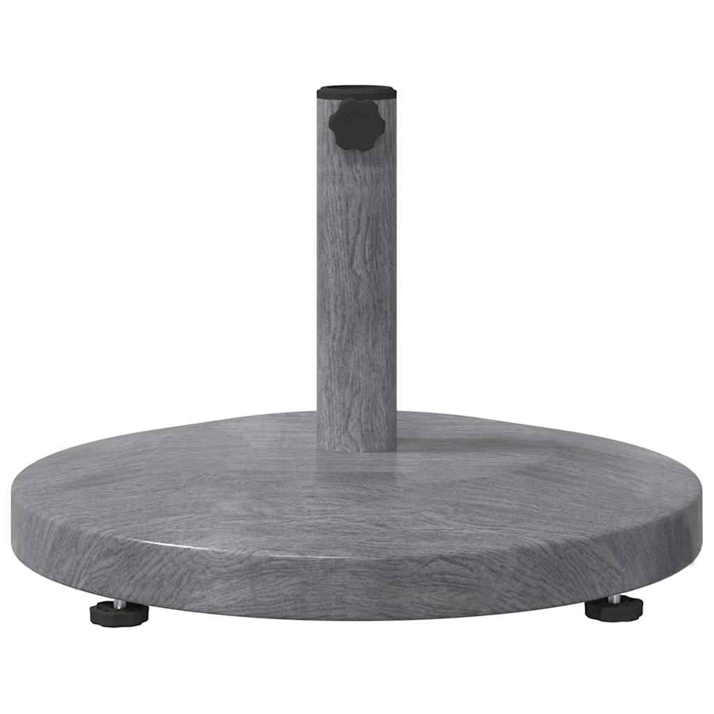 Base per Ombrello da Esterno Aspetto legno grigio scuro - homemem39