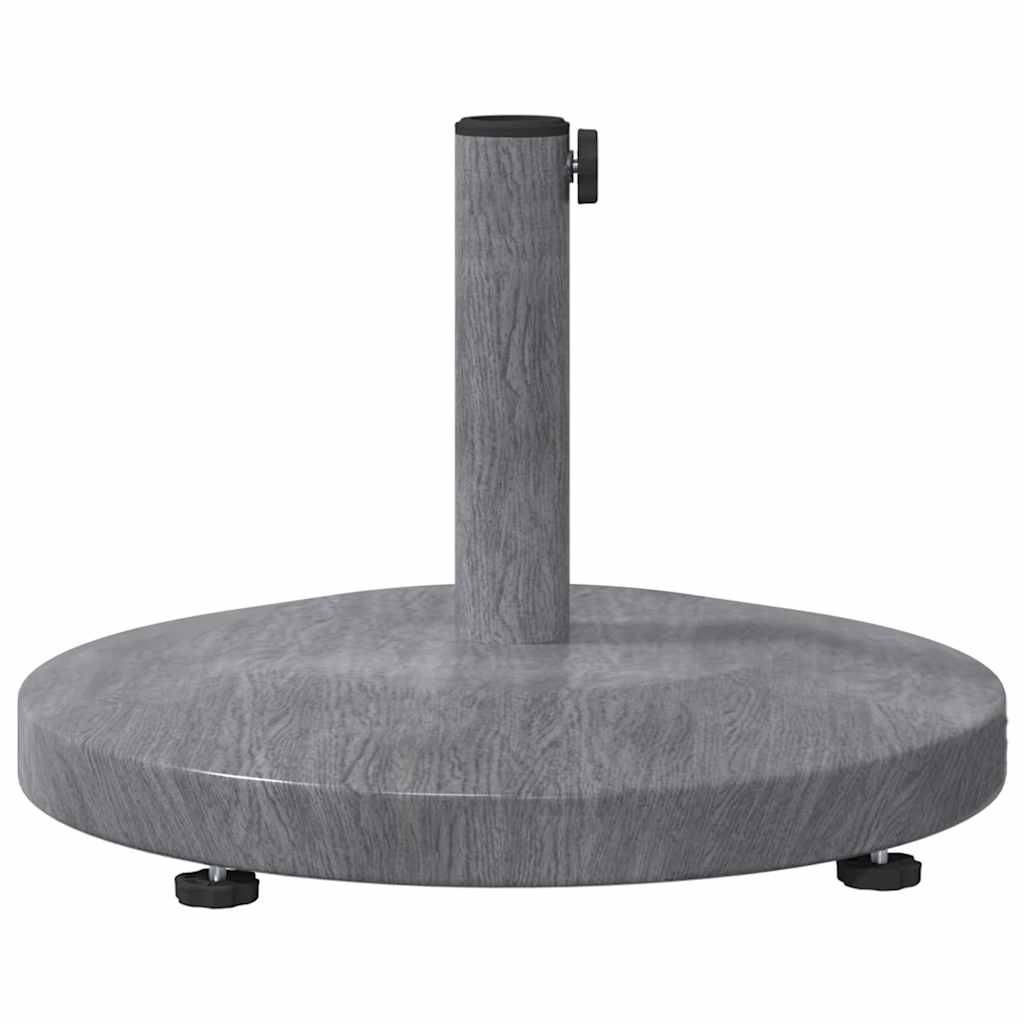 Base per Ombrello da Esterno Aspetto legno grigio scuro - homemem39
