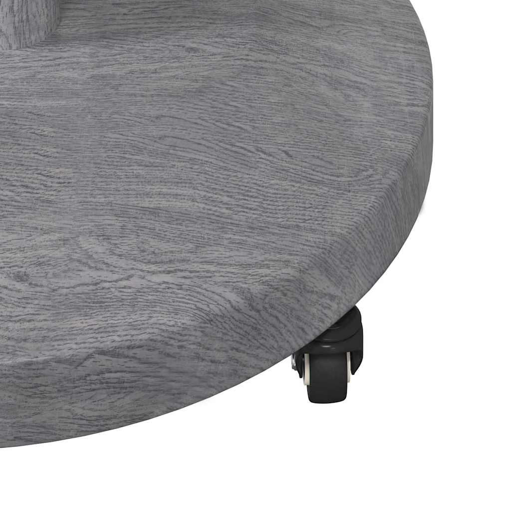 Base per Ombrello da Esterno Aspetto legno grigio scuro - homemem39
