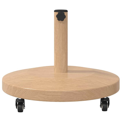 Base per Ombrello da Esterno Legno chiaro 48 x 48 x 32 cm - homemem39