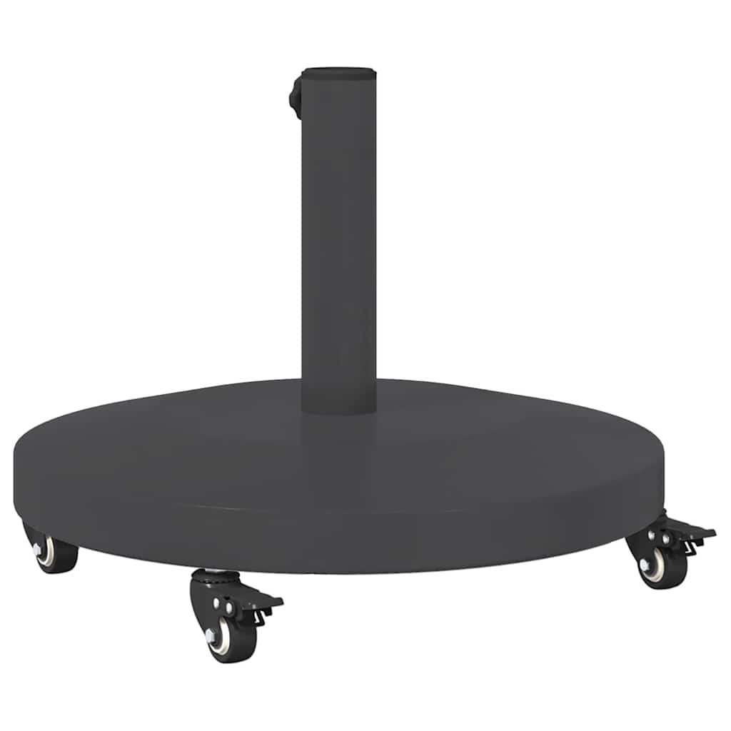 Base per Ombrello da Esterno Grigio scuro 48 x 48 x 32 cm - homemem39