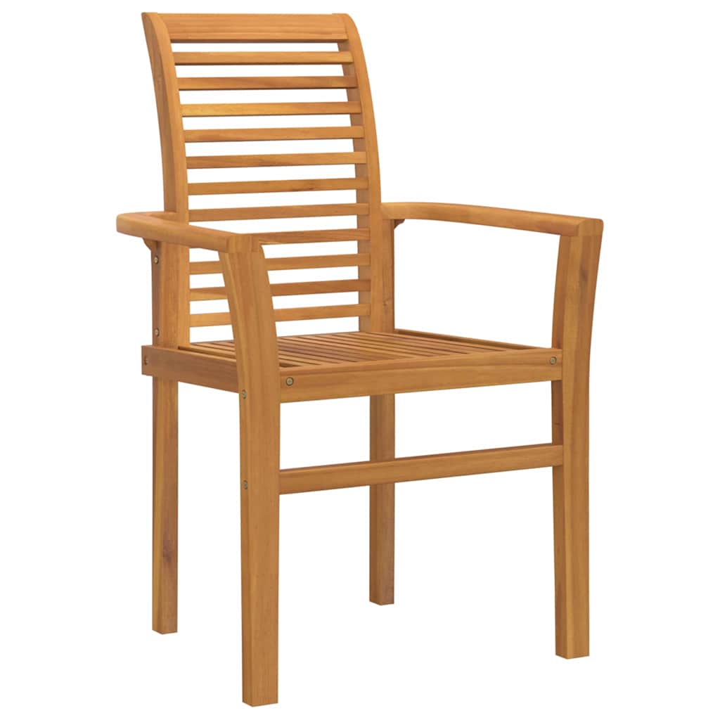 Set da Pranzo per Giardino 7 pcs Marrone Legno di teak solido