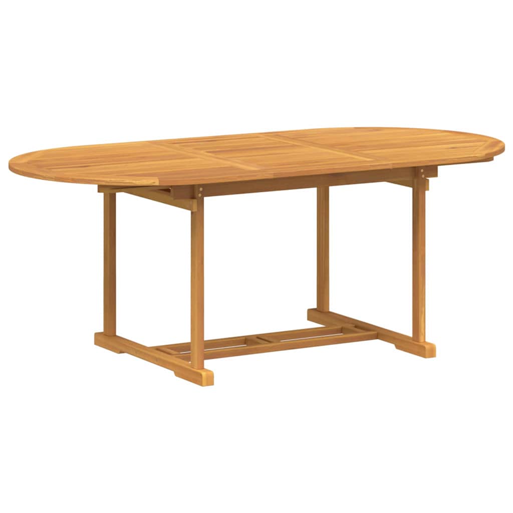 Set da Pranzo per Giardino 7 pcs Marrone Legno di teak solido