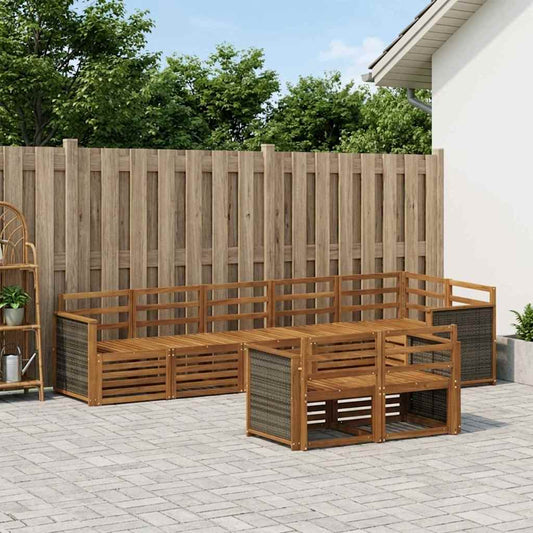 Set divani Legno di Acacia Massello