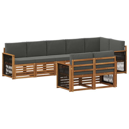 Set divani Legno di Acacia Massello