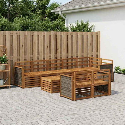 Set divani Legno di Acacia Massello